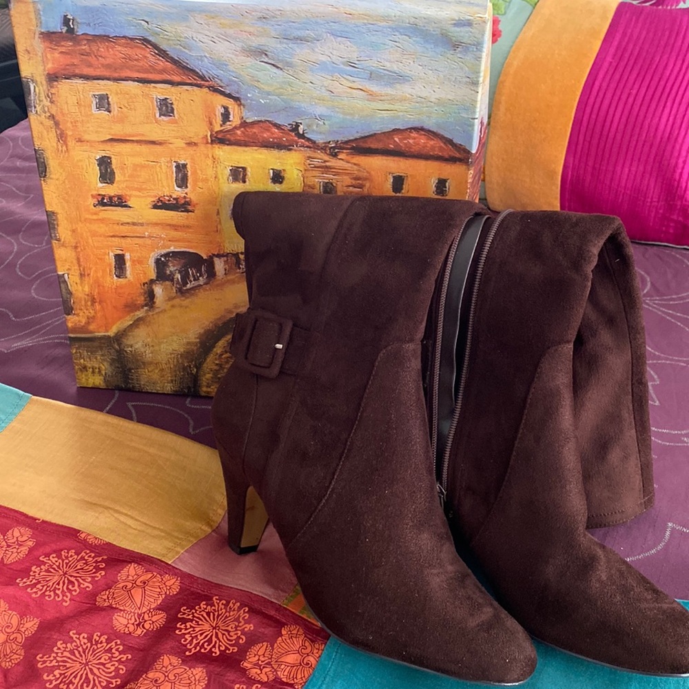 Brown Suede Boots